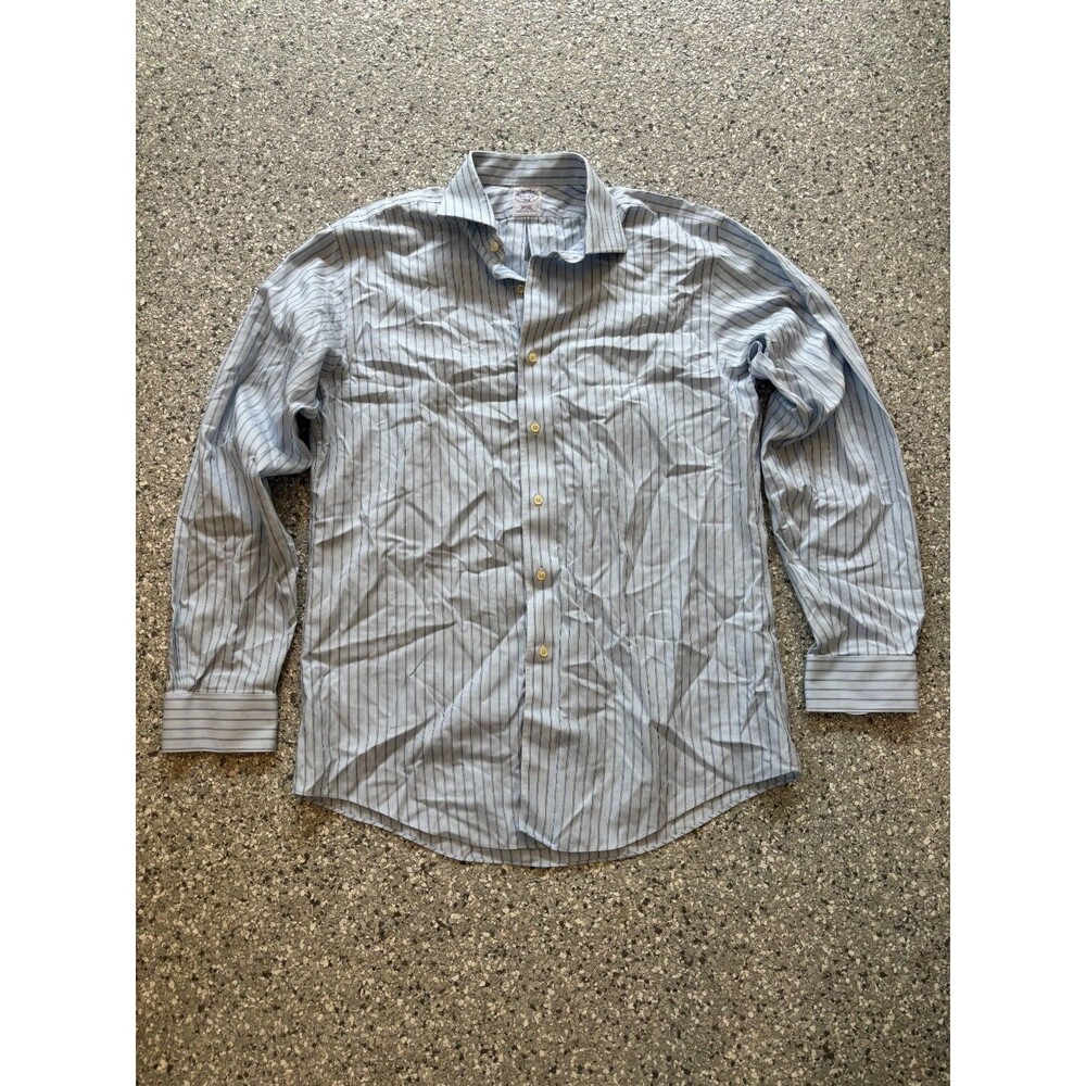 Brooks Brothers 346 Blue Men’s Size Large (15.15-15 /4) Slim Fit Button Down